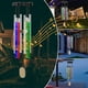 thumbnail image 1 of Fiudx Liquidación de ahorros de verano Adornos de aluminio con carillón de viento solar para el hogar, luces decorativas para exteriores y jardín, carillones de viento musicales con energía solar, 1 of 7