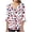 03-White-250th Anniversary USA, variant on Womens 250th Anniversary USA Blouses 4th of July American Flag Shirts Cute 3/4 Bell Sleeve V Neck Patriotic Tunic Tops Navy L