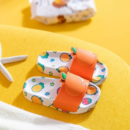 

Oalirro Slide Sandals Summer Strawberry Fruit Children s Slippers for Men and Women Baby Flip Flops
