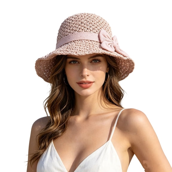 Gyujnb Women's Lightweight Casual Sun Hat with Brim for Everyday Style