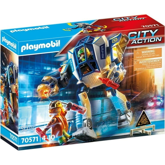 Policía Robot Playmobil City Action 50 Piezas