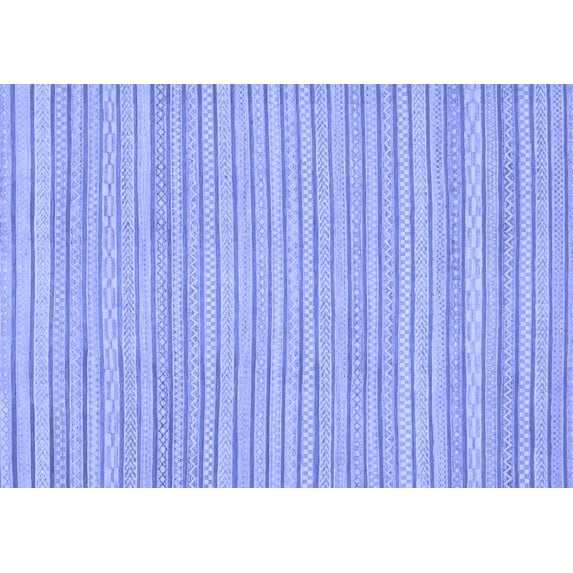 Ahgly Company Indoor Rectangle Oriental Blue Modern Area Rugs, 5' x 7'