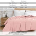 thumbnail image 2 of Southshore Fine Living, Inc. Twin Comforters, Down Alternative Pink Comforter, Pastel Pink, 2 of 9