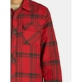 thumbnail image 3 of George Men's & Big Men's Fleece Lined Flannel Shirt Jacket, Sizes S-3XL, 3 of 4