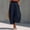Navy, variant on CHEEREAM Baggy Capri Pants for Womens High Elastic Waist Casual Wide Leg Bottom Summer Beach Vacation Loose Fit Lounge Pants Oversized