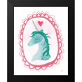 thumbnail image 2 of Averinos, Melissa 20x24 Black Modern Framed Museum Art Print Titled - Unicorn Magic II with Border, 2 of 5