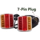 thumbnail image 1 of Kit de luces traseras LED para remolque de 12 V/24 V, enchufe de 7 pines con soporte magnético para automóvil y camión (LED ámbar y rojo, cartón), 1 of 5