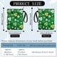thumbnail image 2 of Funda de libro con diseño de trébol, funda protectora para libros de plantas, funda verde para libros de bolsillo, funda de tela lavable con cremallera y bolsillo adicional., 2 of 9