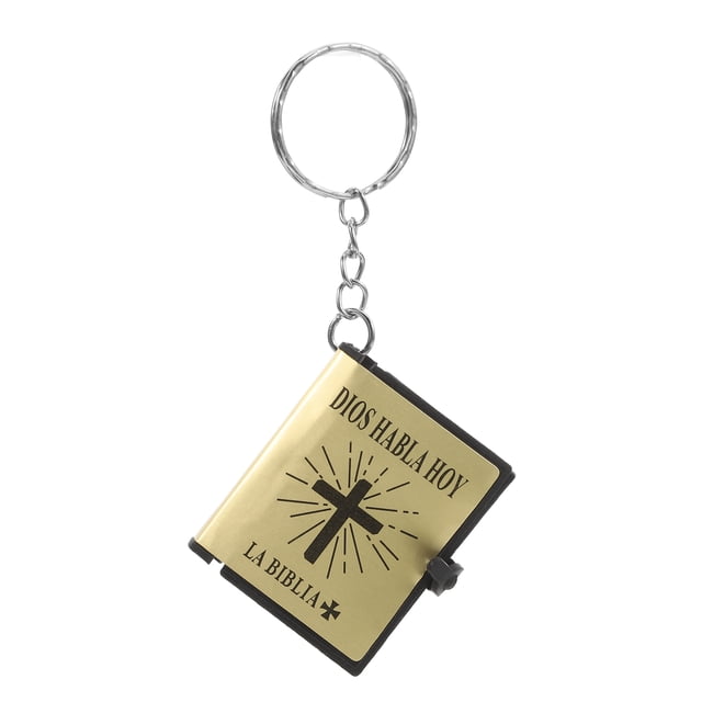 12 mini llaveros de libros bíblicos, llaveros de la Biblia en miniatura, llaveros, colgantes para bolso, recuerdos de fiesta religiosa de Navidad, recuerdo de iglesia, estilo aleatorio