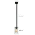 thumbnail image 2 of Miumaeov 3pcs Modern Black/Clear Chandelier Rain Drop Crystal Ceiling Light Fixture Hanging Lamp E26, 2 of 15