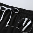 thumbnail image 5 of hoksml Mens Shorts Solid Color Sports Fitness Training Breathable Shorts Elastic Waist Tie zip Pockets Cropped Athletic Shorts 2025 on Clearance, 5 of 6