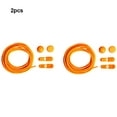 thumbnail image 3 of Cordones con Hebilla de Resorte para Evitar Resbalones y Caídas Qarigey Naranja Fluorescente, 3 of 6