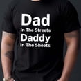 thumbnail image 1 of T-shirt Décontracté pour Homme, T-shirt d'Été Confortable à Manches Courtes et Col Rond avec Imprimé Papa Papa, 1 of 5