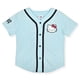thumbnail image 1 of Camiseta de béisbol Hello Kitty a la moda para niñas, azul, 1 of 2