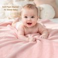 thumbnail image 2 of 4-Pack Baby Blanket for Girls 3D Flannel Fleece Receiving Clearance Crib Blanket for Infant Newborn 30 x 40 Inch, 2 of 7