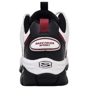 Skechers Energy Afterburn Lace-Up Sneakers, Mens Athletic Shoes with Leather and Mesh Upper