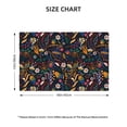thumbnail image 4 of Placemats Set Of 4 / 6, Colorful Flowers Placemats For Dining Table Indoor/Outdoors Heat Resistant Washable Placemats 18" X 12", 4 of 8