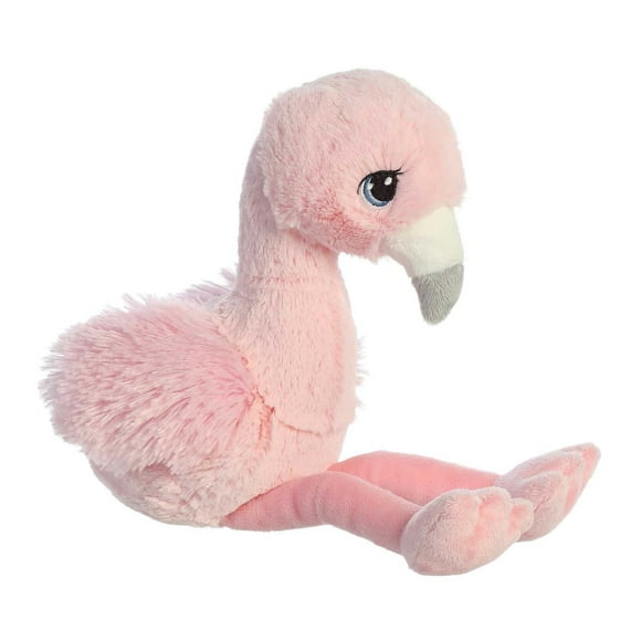 Aurora - Precious Moments - 8.5&quot; Flora Flamingo Stuffed Animal