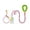 Pink, variant on Hands Free Double Dog Leash Collar with Anti Escape Design Nylon Dual Walking Lead Neck Ring for Two Dogs Daily Walks and Hiking