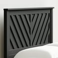 thumbnail image 2 of LaFerme Wood Panel Headboard in Black -  King Size, 2 of 6