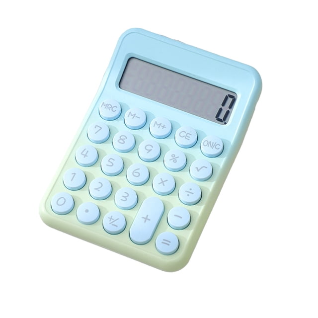 Calculators Large Display Campus Dopamine Color Calculator Large Screen 8 Digit Display Office Finance Portable Calculator for Elementary School Students Calculator for School