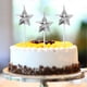 thumbnail image 4 of 8 piezas 1 juego de adornos para tartas con forma de estrella, exquisitos accesorios para fiestas, decoración 3D, velas, 4 of 5