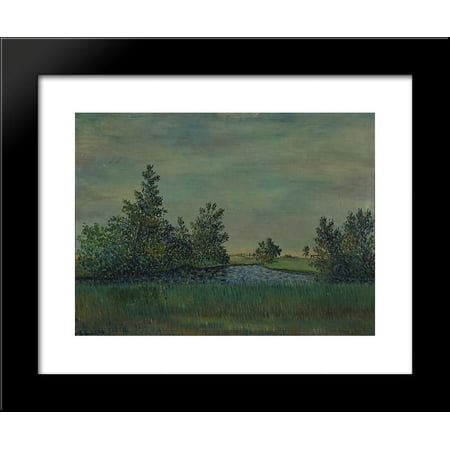 Landscape from Liminka 20x24 Framed Art Print by Vilho Lampi