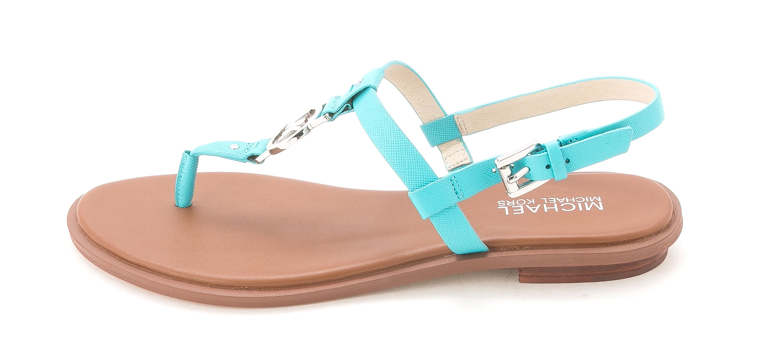 MICHAEL Michael Kors Women s Sondra Leather Thong Sandals Walmart