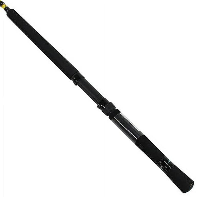 Lew's Mr. Crappie Slab Shaker Graphite Pole, 10-Feet 2-Piece Rod, Medium  Power, Fast Taper, Black/Yellow