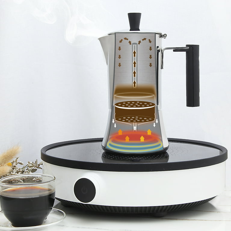 FDM Instant Pod Coffee and Espresso Maker, 6 cups