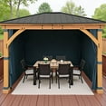 thumbnail image 7 of APEX GARDEN ​Replacement 4-sided Curtain for 11 ft. x 13 ft. Meridian Gazebo, 7 of 7