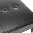 thumbnail image 5 of SAFAVIEH Fulton Square Cocktail Ottoman Large Black, 5 of 5