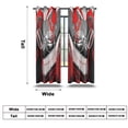 thumbnail image 2 of Anime Curtains for Bedroom Drapes DAN DA DAN Takakura Ken Print Design Window Treatments Curtain Panel Set, 2-Panels, 55" W x 63" L, 2 of 8