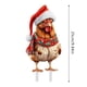 thumbnail image 3 of Navidad: Gallina, Erizo Y Conejo Adorables. Tarjeta Acrílica Con Impresión Plana En 2D. Estaca Para Insertar En El Suelo. Decoración Navideña Colorida Para Jardín. Adecuada Para El Jardín En Navidad, 3 of 4