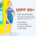 thumbnail image 3 of Soidarity Trajes de neopreno para niños de nuevo estilo, traje de buceo a prueba de sol, traje de baño grueso para jóvenes, buceo, esnórquel, surf, Deportes acuáticos Azul XXL Soidarity OD003674-10, 3 of 6
