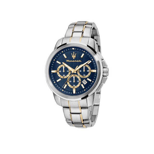 Maserati Successo Chronograph Stainless Steel Blue Dial Quartz R8873621016 Men's Watch