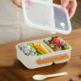 thumbnail image 2 of JLFNYA Lunch Box,Salad Container for Lunch,All-In-One Salad Container - Large Salad Bowl,Bento Box Tray,Salad Dressings Container for Salad Toppings,Snacks,Men,Women, 2 of 5