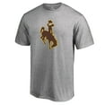 thumbnail image 2 of Men's Ash Wyoming Cowboys Primary Team Logo T-Shirt, 2 of 3