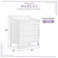 Dream On Me Marcus Changing Table And Dresser, White