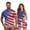American Flag, variant on Uorisanigo Easter Egg Matching Couple Outfits Mens Golf Shirts Size M Quick-Dry Short Sleeve Workout Tops and Womens Golf Dress with Shorts Tennis Sleeveless Workout Dresses