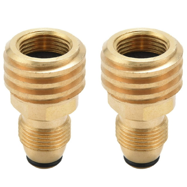 2X Adaptadores de Gas Propano Convertidos Lp Válvula de Servicio del Tanque A Qcc1 / Tipo 1- Antiguo A