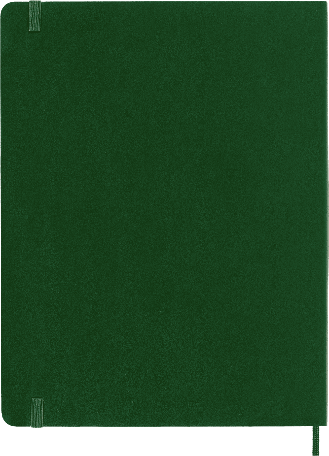Moleskine Classic Notebook, Soft Cover, XL (7.5" x 9.75"), Ruled, Myrtle Green