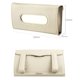 thumbnail image 4 of Caja de pañuelos para parasol de coche, servilleta de papel de cuero PU, estilo automático (Beige) Likrtyny Accesorios para autos y motos, 4 of 9