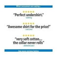 thumbnail image 5 of Hanes Men's Super Crew Neck T-Shirt Undershirts, 100% Comfortsoft Cotton - White, L Pack of 10, 5 of 5