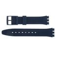 thumbnail image 3 of kurtrusly 17mm Silicone Rubber Watch Strap Band Waterproof Watchbands Steelblue, 3 of 7