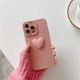 thumbnail image 1 of Funda de teléfono suave con corazón de amor negro 3D lindo coreano con correa de muñeca para iPhone 14 13 12 11 Pro Max X XS XR 7 8 plus funda Simple Tan Jianjun unisex, 1 of 2