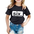 thumbnail image 1 of Chemises pour Adolescentes Filles Manches Courtes Imprimés T-Shirt Tendance Fans Cadeau Hauts, 1 of 6