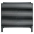 thumbnail image 6 of Modway Render 36" Bathroom Vanity Cabinet in Gray, 6 of 8