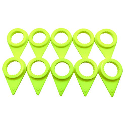 10 Yellow 22mm Loose Lug Nut Indicator Wheel Nut Check Indicators