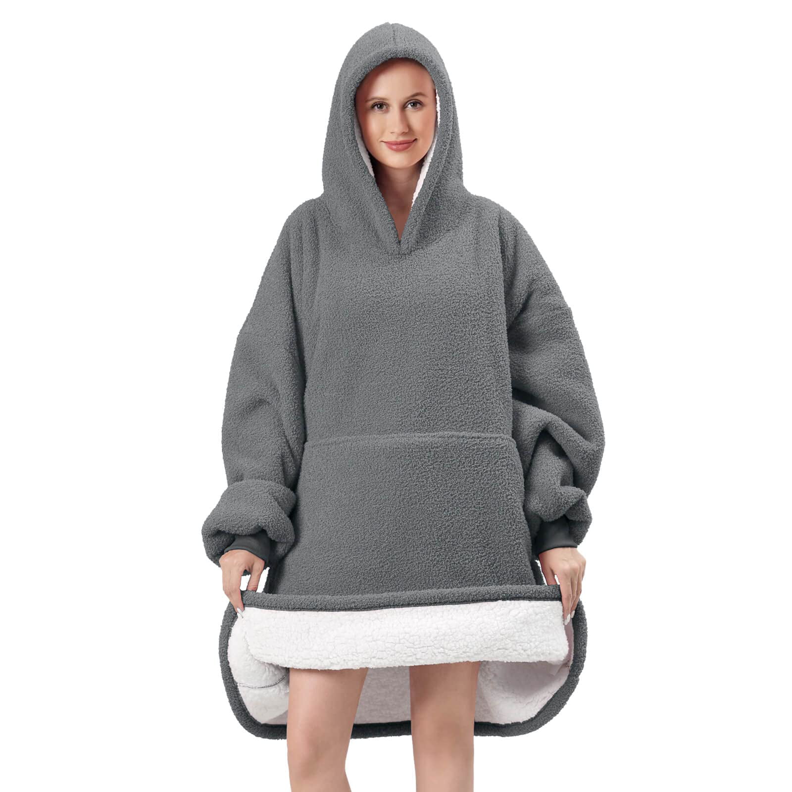 となります FestiCorp and Women - Ultra Soft and Warm Wearable Sweatshirt ...